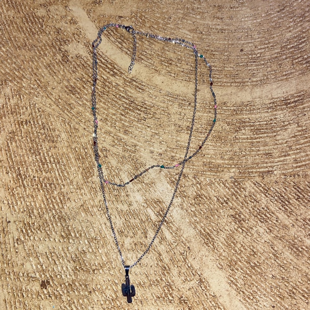 Cactus necklace